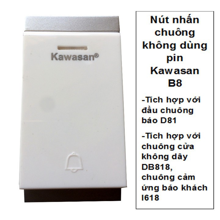 Nút nhấn không dùng pin tích hợp thêm với I618 – KW-D81
