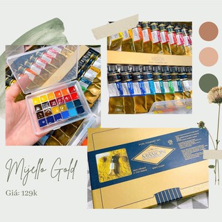 Màu chiết Mijello Mission Gold - Hạng họa sĩ - Màu nước vẽ tranh màu nước