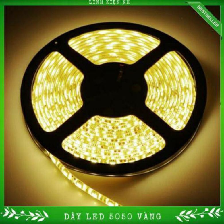 Dây Led 5050 DC12V Chống nước Nhiều màu 5M/Cuộn