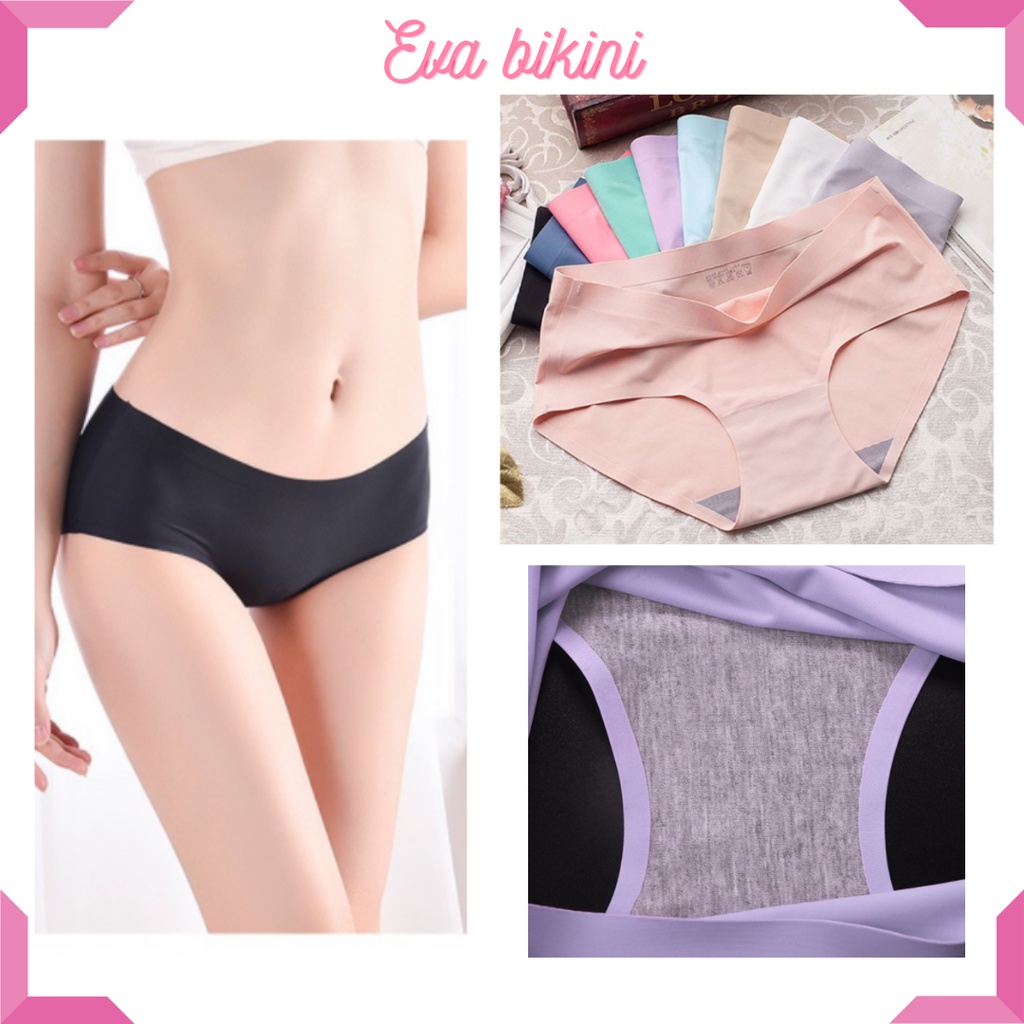 Quần Lót Nữ Đúc Su Thun Lạnh EVA Không Đường May Mặc Váy Không Viền Kháng Khuẩn EVA