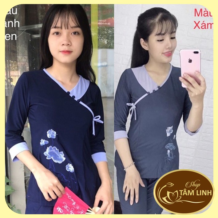 Đồ Lam Đi Chùa _Tim Nơ