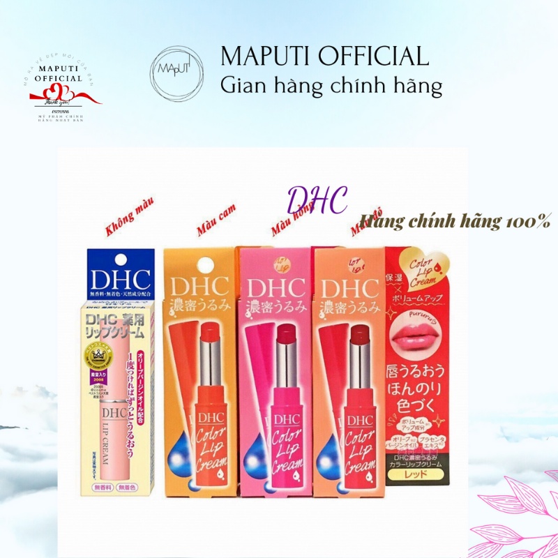 Son dưỡng môi DHC Lip Cream 1,5g