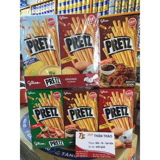 Bánh snack pretz sweet corn/ pizza/ ỏiginal/ bbq chicken 31g