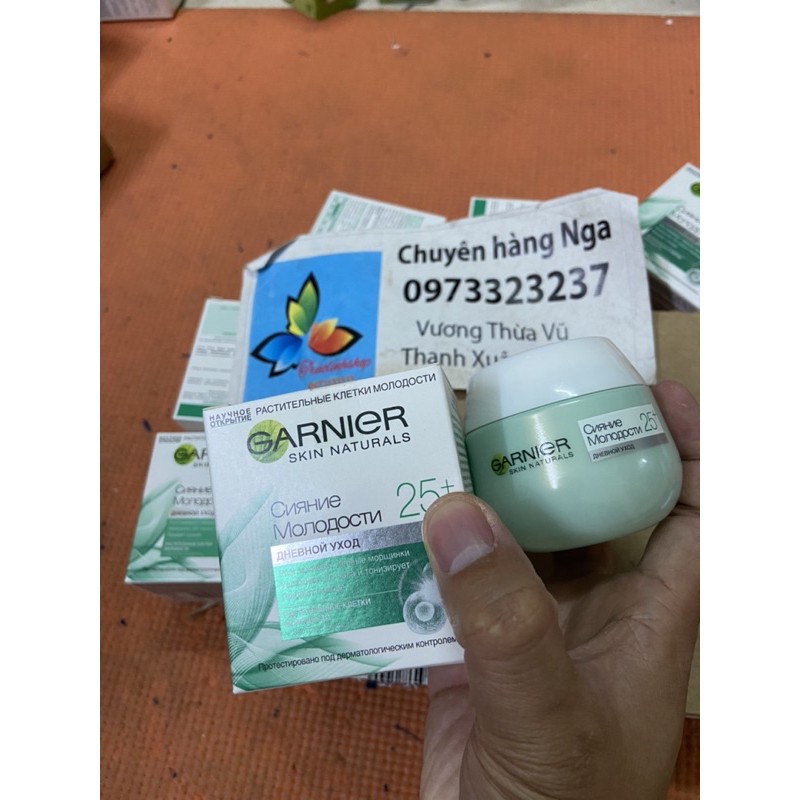 KEM DƯỠNG DA MẶT GARNIER SKIN NATURALS KPEM 25+ CHỐNG NẾP NHĂN VÀ LÃO HOÁ
