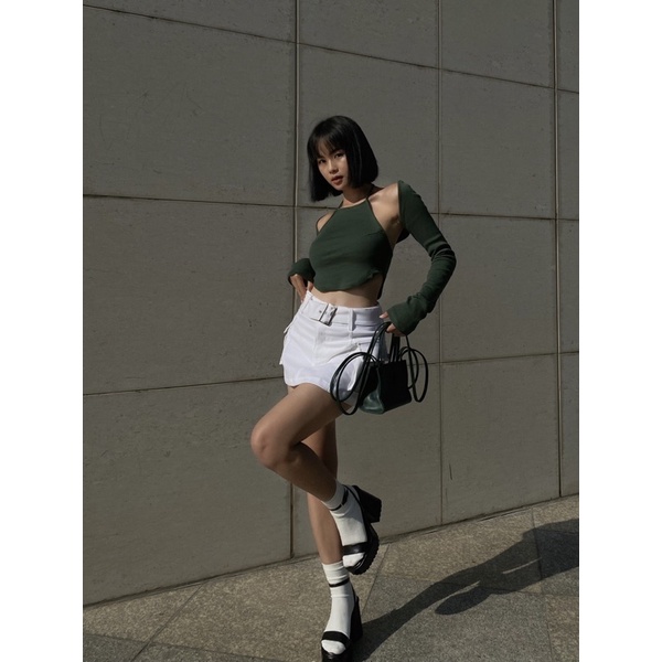 Layla Top| Áo yếm kiểu kèm khoác lửng