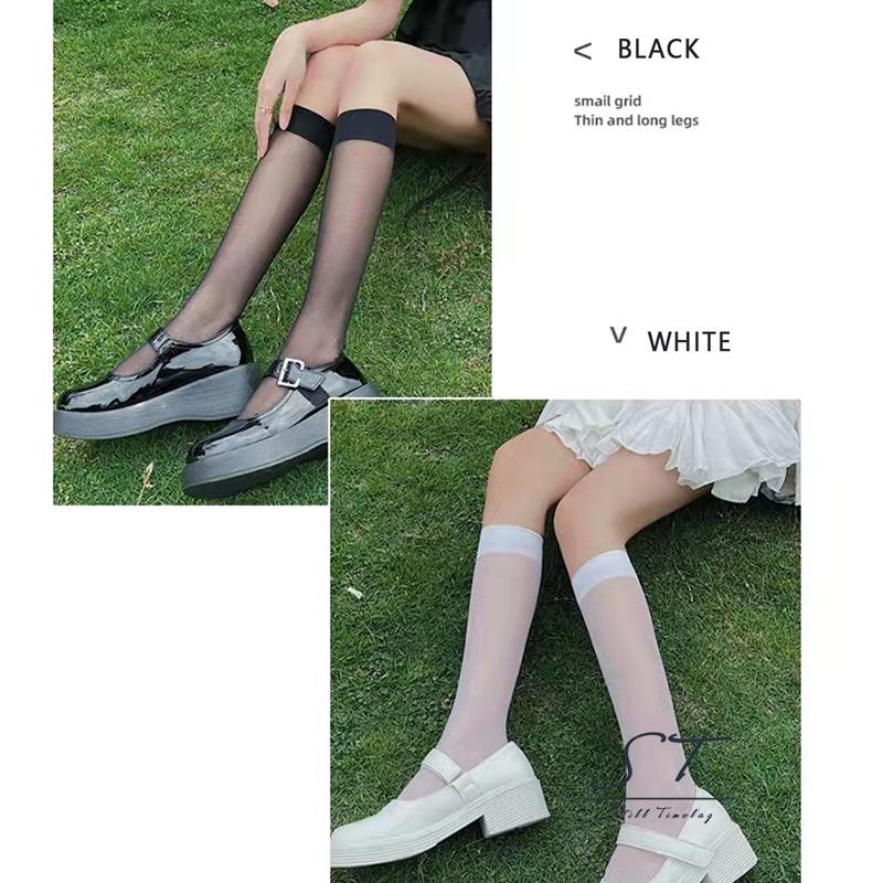 Vớ Mỏng Màu Trơn Co Giãn Tốt Thời Trang Cho Nữ CY03