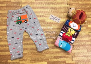 Quần mông thú cho bé trai Thái Lan Set 5 quần