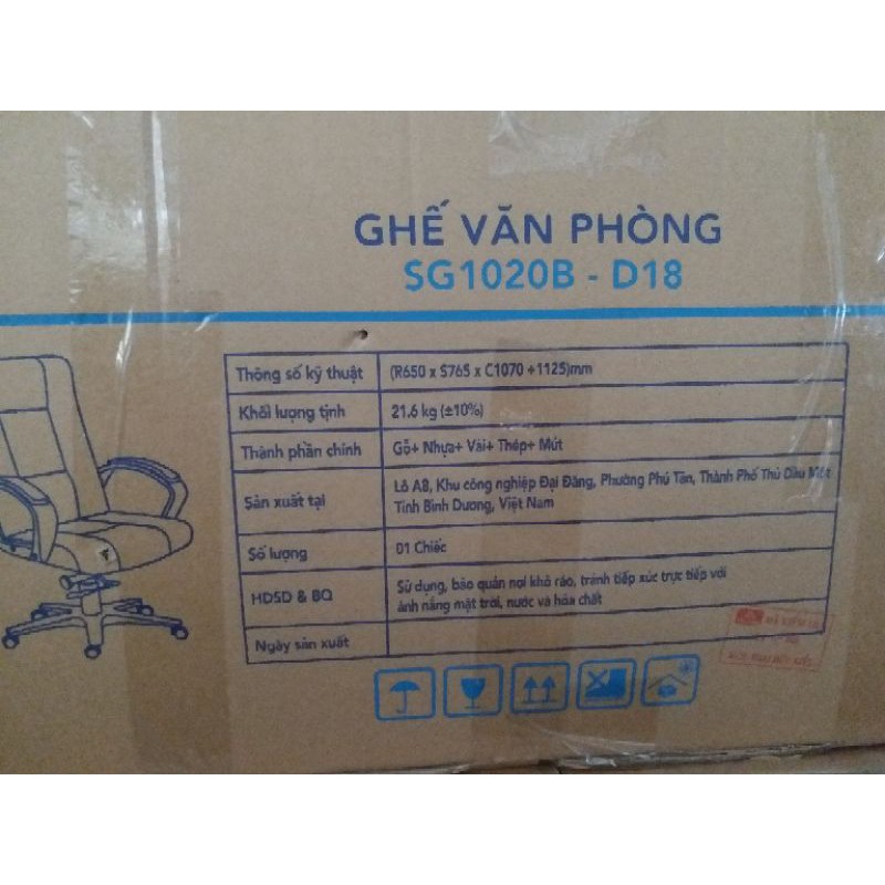 Ghế lãnh Đạo SG1020 ( Da Công nghiệp)