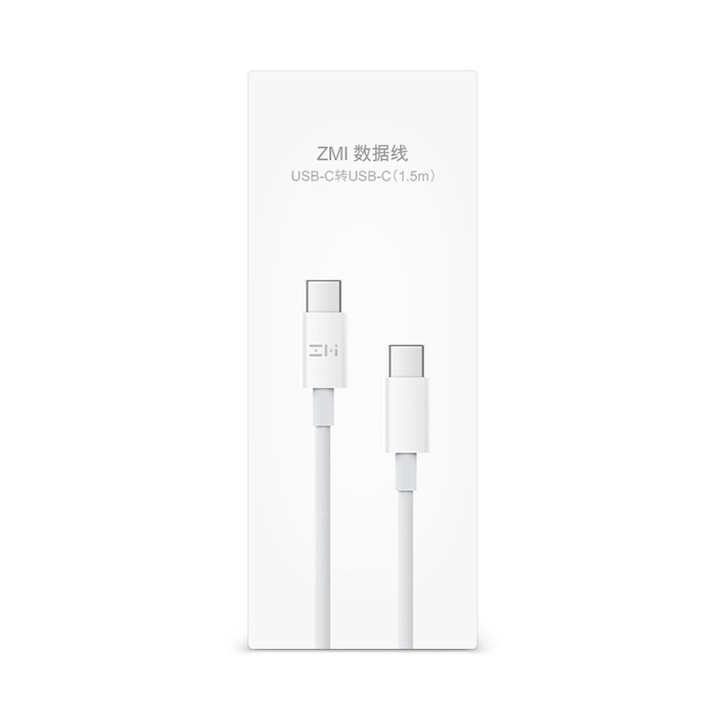 Cáp USB-C to USB-C ZMI AL301 - 3A, 480Mbps, Dài 1.5m - Hàng Nhập Khẩu