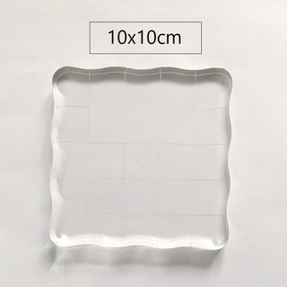 Cán dấu trong suốt clear stamp (acrylic block)