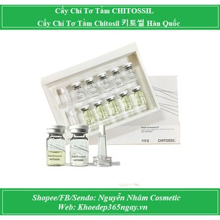 CHITOSSIL ⚡️ Cấy Chỉ Tơ Tằm Hàn Quốc ❤️ Căng Bóng Nâng Cơ Trẻ Hoá