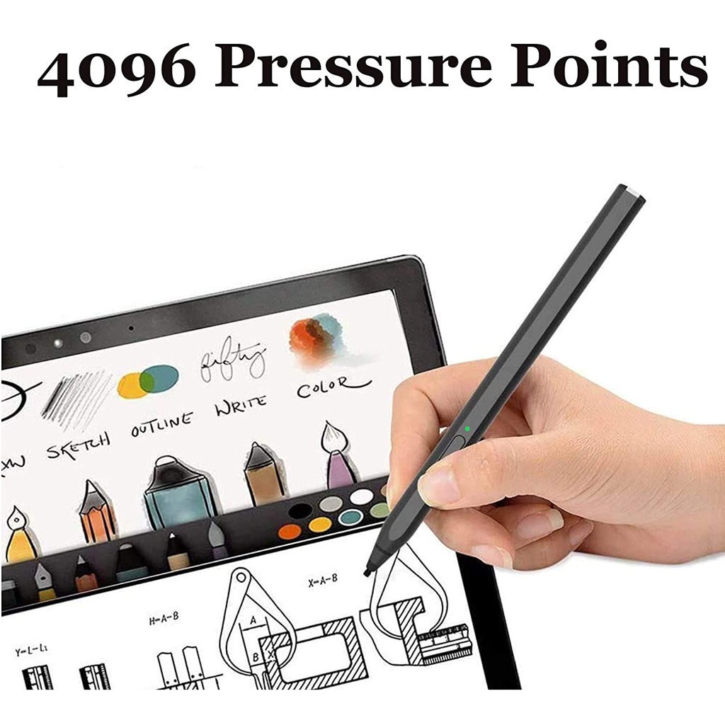 Bút Cảm Ứng microsoft Surface Stylus pen  Cho Surface Pro X  7/6/5/4/3/Go/Book/Studio/Laptop 4096 Áp Suất Cao Có Thể Sạc Lại Chuyên Dụng