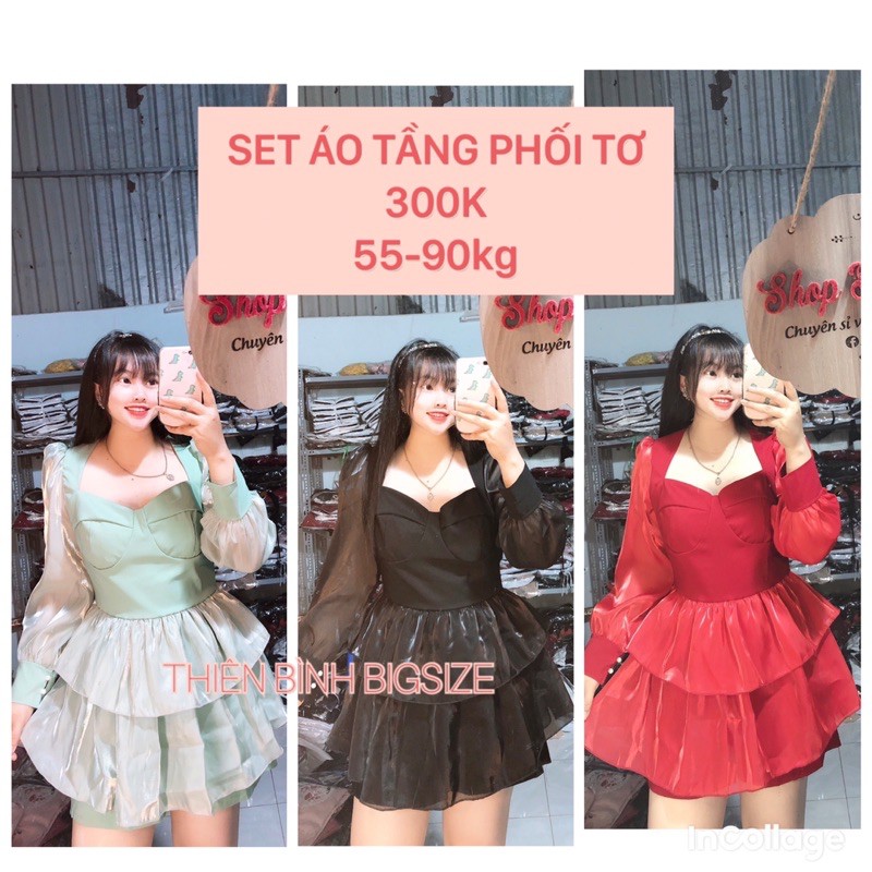 SET ÁO TẦNG PHỐI TƠ