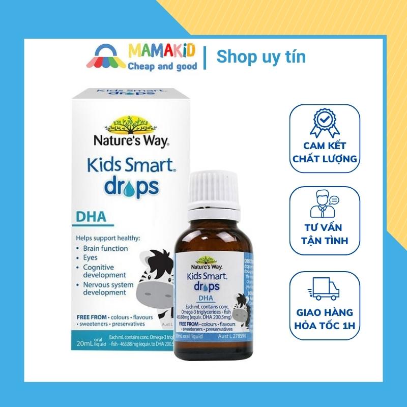 DHA Nature's Way Kids Smart Drops 20ML của Úc, DHA nhỏ giọt cho bé [ShopMamaKids]