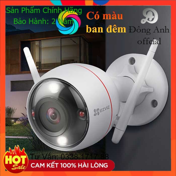 Camera Wifi EZVIZ C3W Pro 4MP (màu sắc 24/7, nhận diện người AI, báo động, đàm thoại 2 chiều) -Cam K
