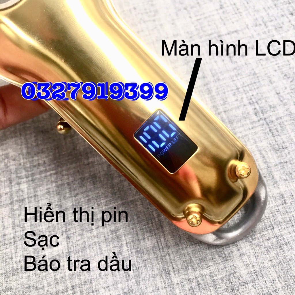 ✅Freeship✅ Tông đơ cắt tóc cao cấp KEMEI 1986 ( màn hình LCD )