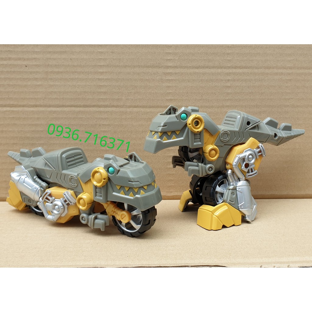 Robot Biến Hình Siêu Tốc từ Khủng Long T-rex  Xe Mô Tô 1 Bước Cho Bé