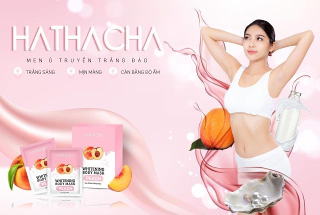 [💥COMBO 3MASK] Ủ truyền trắng, dưỡng da toàn thân Đào HATHACHA | BigBuy360 - bigbuy360.vn