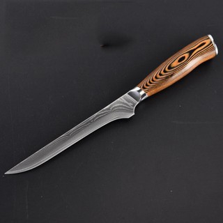 [FREESHIP 50K] DAO - DAO BẾP NHẬT BẢN CLASSIC BONING THÉP DAMASCUS MÃ HDT120 nt