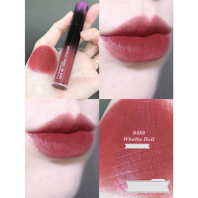 Son kem MAC Love Me Liquid Lipcolour màu 480, 486, 489, 499