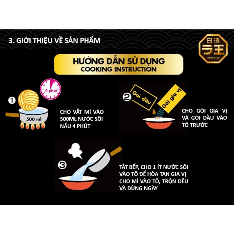 Combo 5/gói Mì RAMEN - Hương Vị Thịt Hầm Tonkotsu Nhật Bản (90gr)