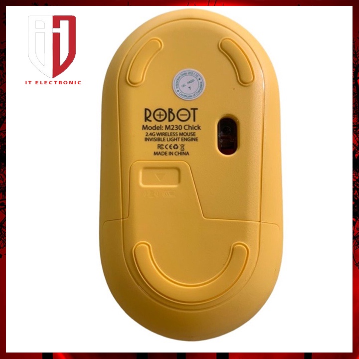 Chuột máy tính không dây ROBOT M230 gaming chính hãng chuột laptop pc Silent họa tiết dễ thương