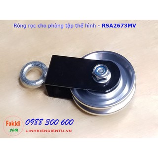 Ròng rọc tập thể thao, ròng rọc phòng gym, bánh xe nhôm 26x73mm - RSA2673MV