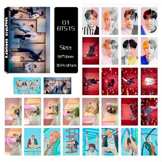 Set 30 thẻ hình thành viên nhóm nhạc BTS