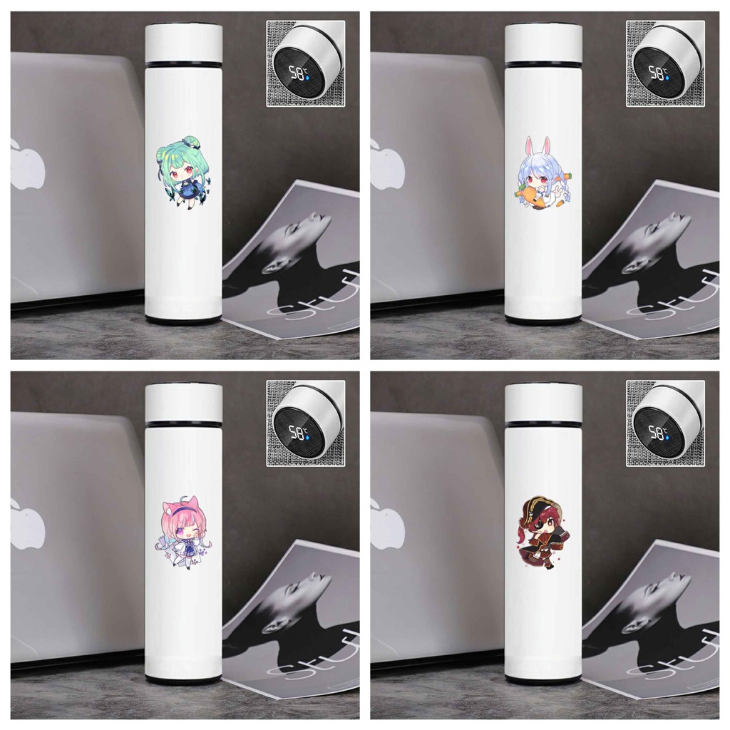 Bình giữ nhiệt đựng nước in hình AQUA MARINE PEKORA RUSHIA HOLOLIVE anime chibi tiện lợi