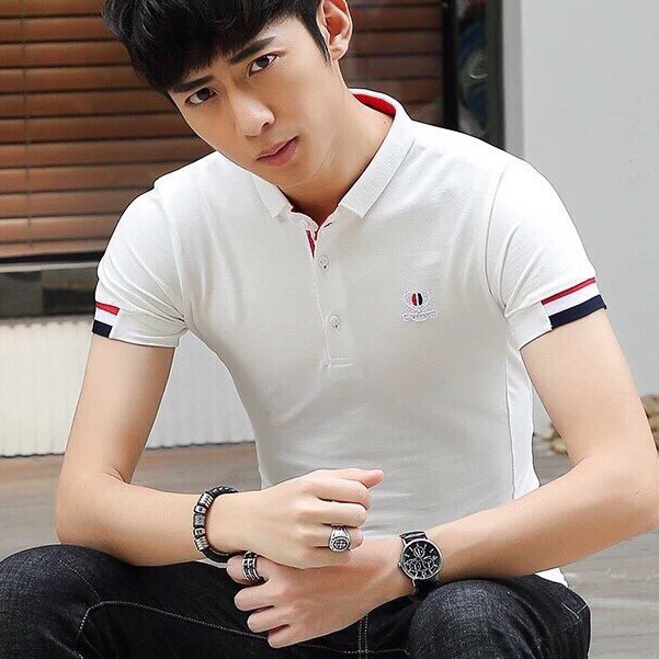 + 9 mẫu áo thun nam có cổ cao cấp hàn quốc thời trang nhất 2019 bao đẹp chất lượng y hình 100%.( đổi trả nếu không ưng ) | BigBuy360 - bigbuy360.vn