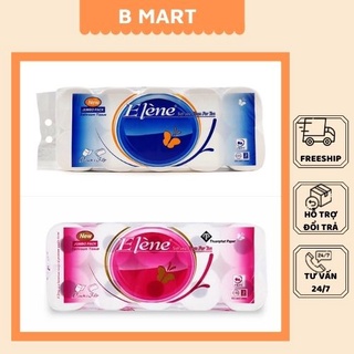 Giấy vệ sinh ELENE 10 cuộn 3 lớp có lõi và không lõi 1,6kg