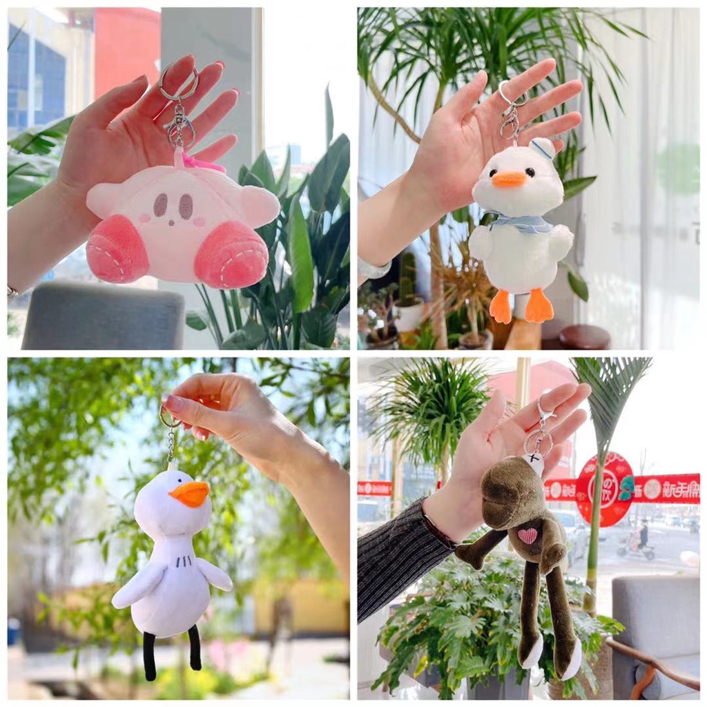 Móc Khóa Búp Bê Hoạt Hình Nhồi Bông Đáng Yêu