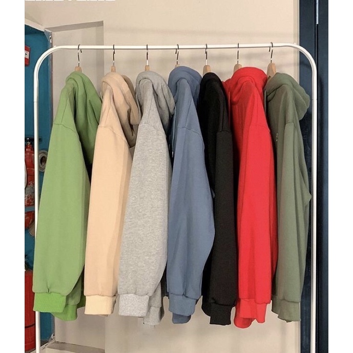 ÁO HOODIE TRƠN NAM NỮ FORM RỘNG THOẢI MÁI LOẠI 1
