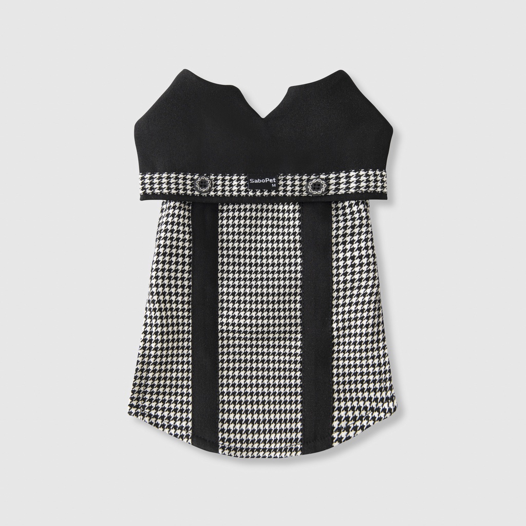 Áo hàng hiệu cho thú cưng SaboCoco - B&W5