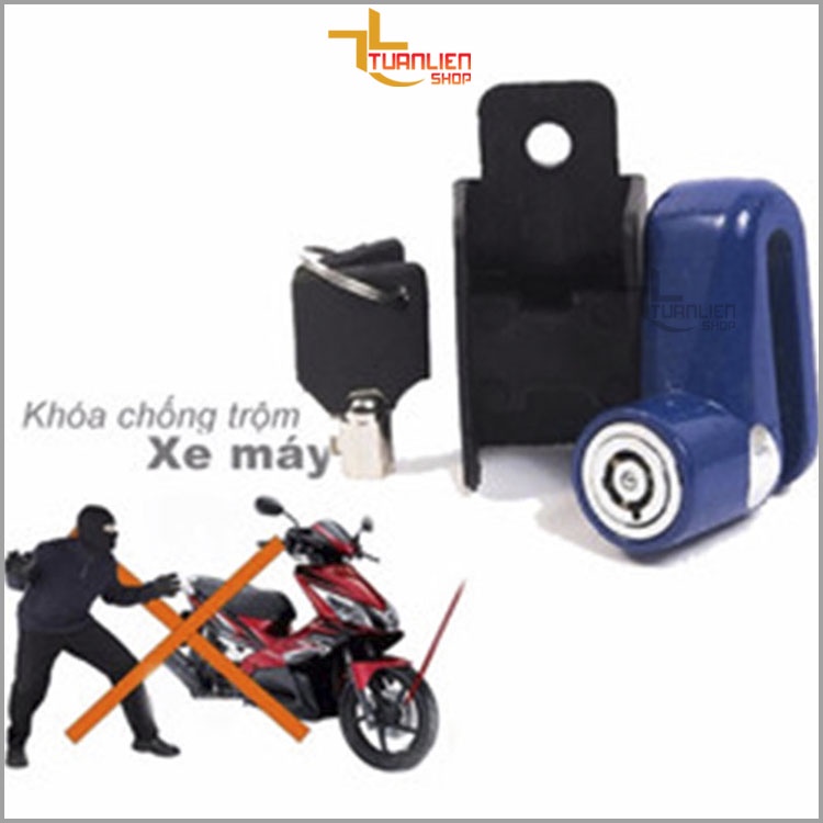 Ổ Khóa Đĩa Cho Xe Đạp Xe Máy Khóa Phanh Xe Thắng Xe - TUANLIENSHOP