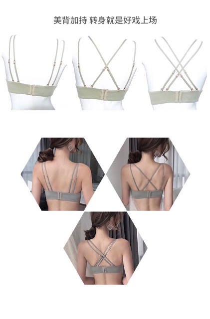 Bộ quần Áo lót ko gọng thông hơi nâng ngực A52