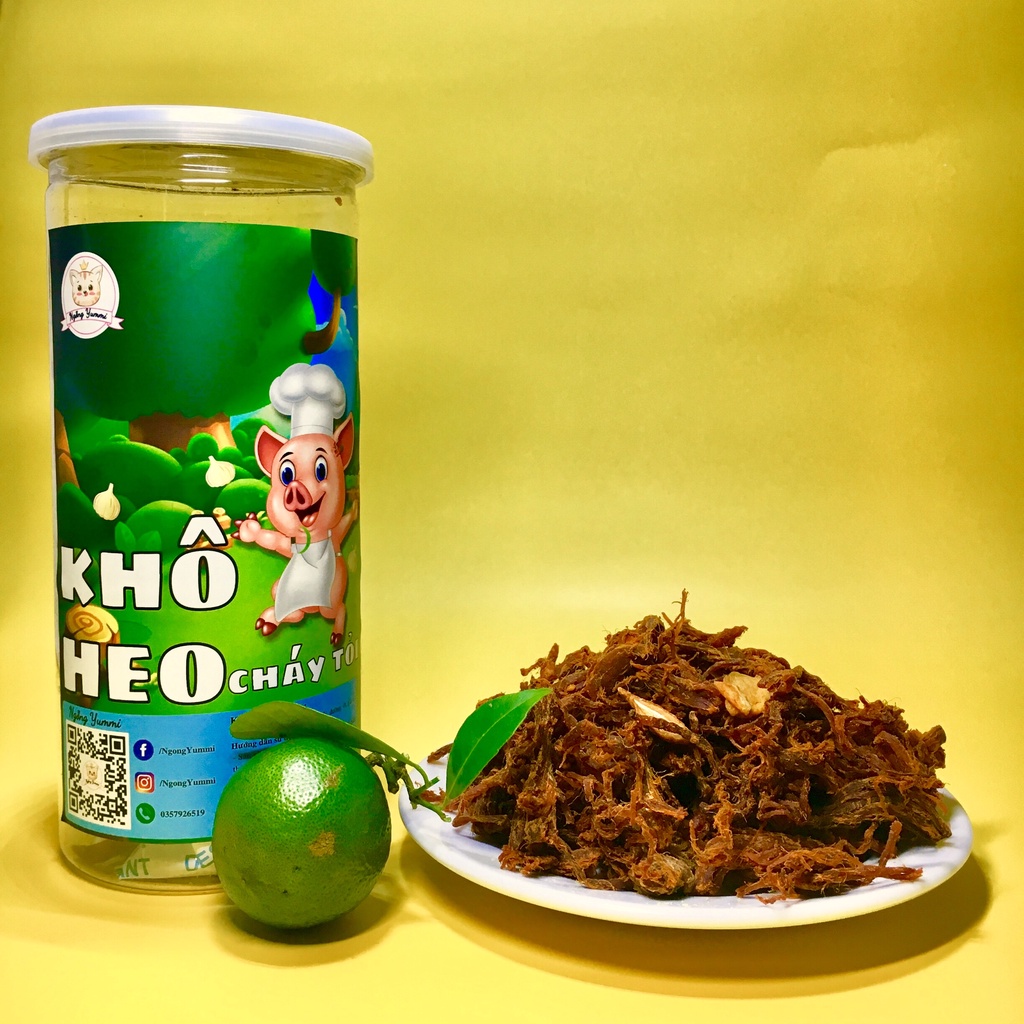 Khô Heo Cháy Tỏi 300g Khô Heo Cháy Bơ Tỏi Loại 1 Thơm Ngon Ăn Vặt Ngỗng Ăn Vặt Hà Nội Heo Khô Cháy Tỏi Vừa Ngon Vừa Rẻ | BigBuy360 - bigbuy360.vn