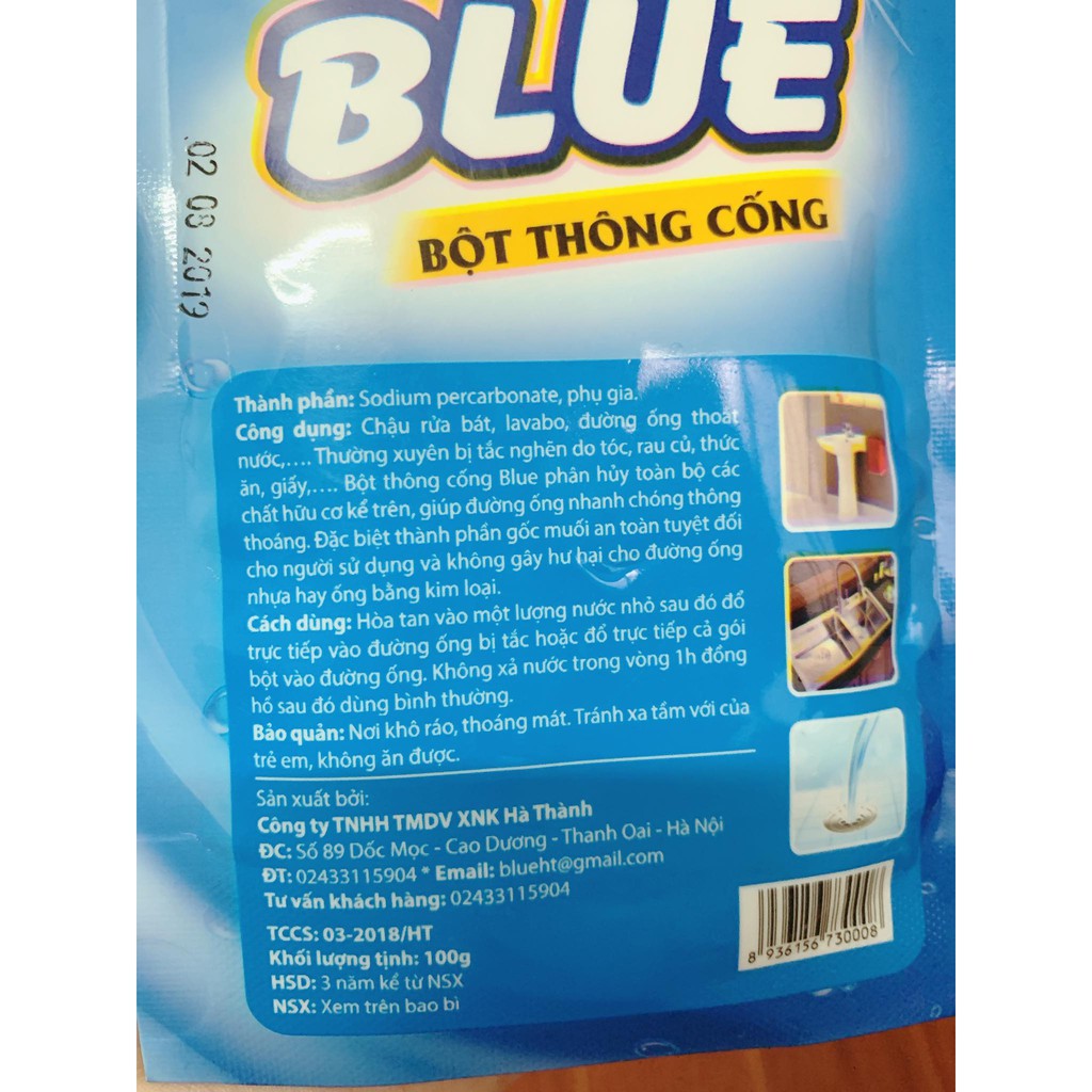 Bột Thông Cống Blue