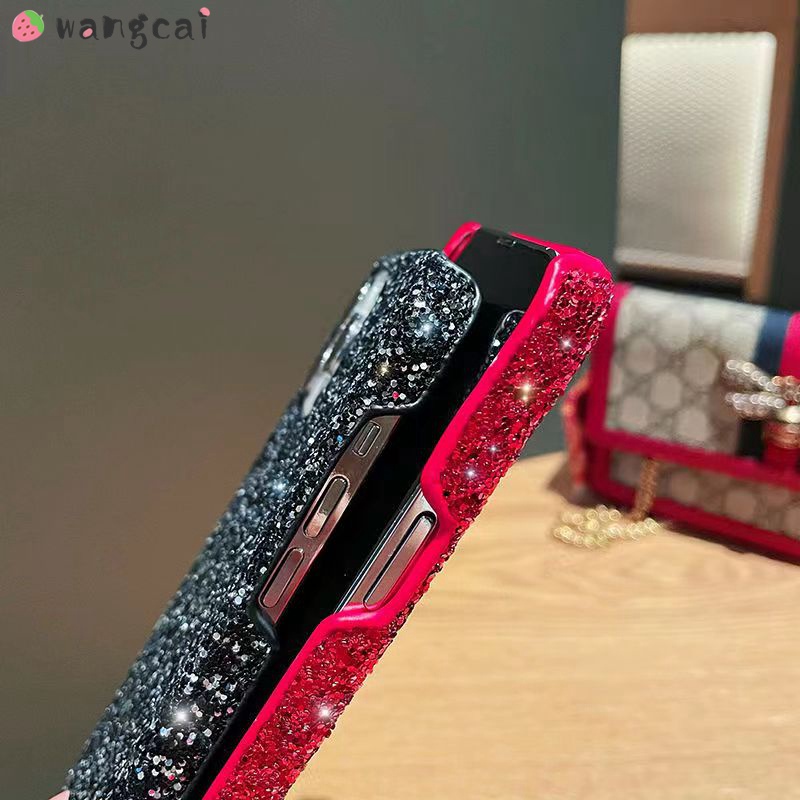 Ốp Điện Thoại Cứng Trang Trí Kim Tuyến Cho iPhone 14 Plus 13 12 Mini 11 Pro Max XS Max XR X 7 8 6 6s Plus SE 2020