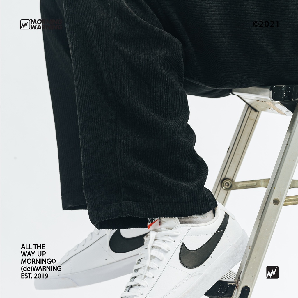 Quần Corduroy - Đen