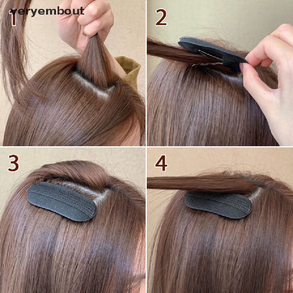 ut Ladies Fluffy Hair Clips Set Fluffy Hair Pads Root Pads Hair Care Styling Tools n