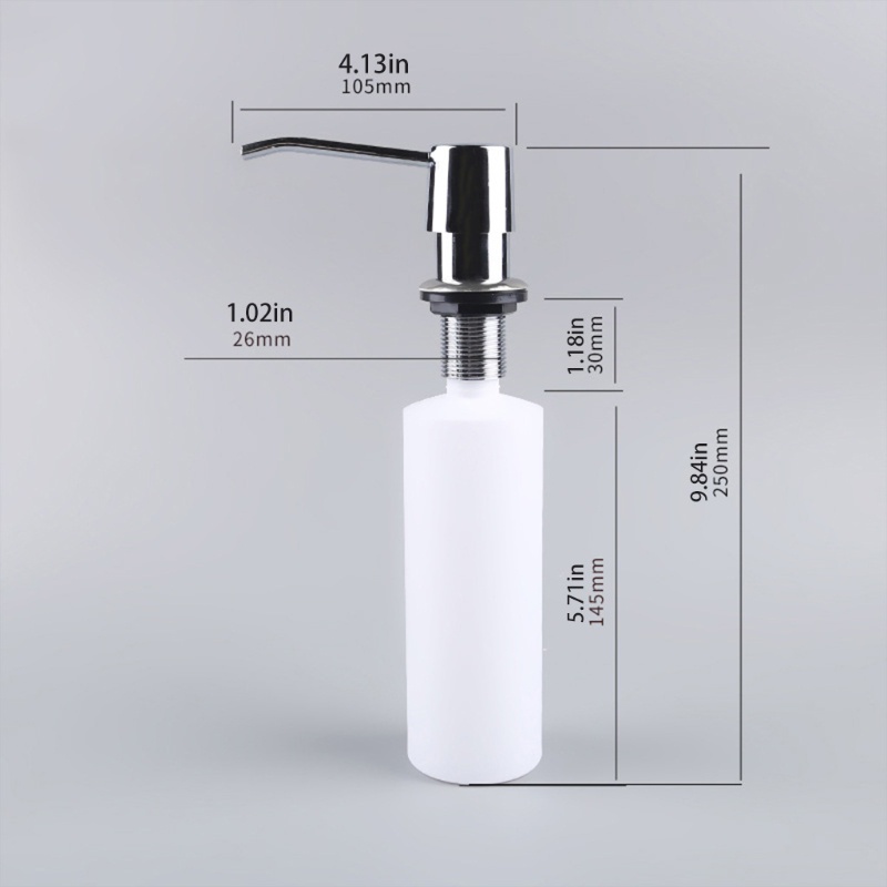 Bình Đựng Xà Phòng Gắn Bồn Rửa Chén 25-42mm/0.98-1.65''