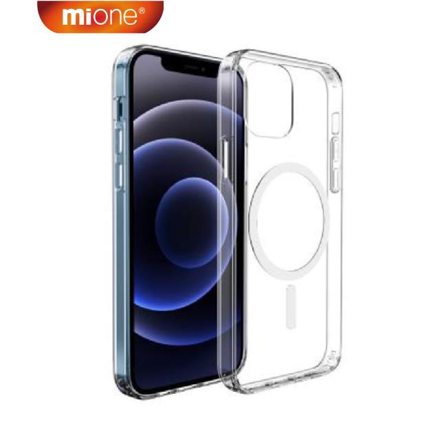 MIONE Ốp Điện Thoại Trong Suốt Từ Tính Cho ip 12 11 13 14 pro max mini xs max xr Magnetic Case