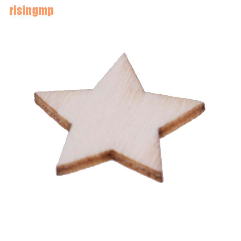 Bộ 100 Ngôi Sao Gỗ Dùng Trang Trí Tiệc Cưới