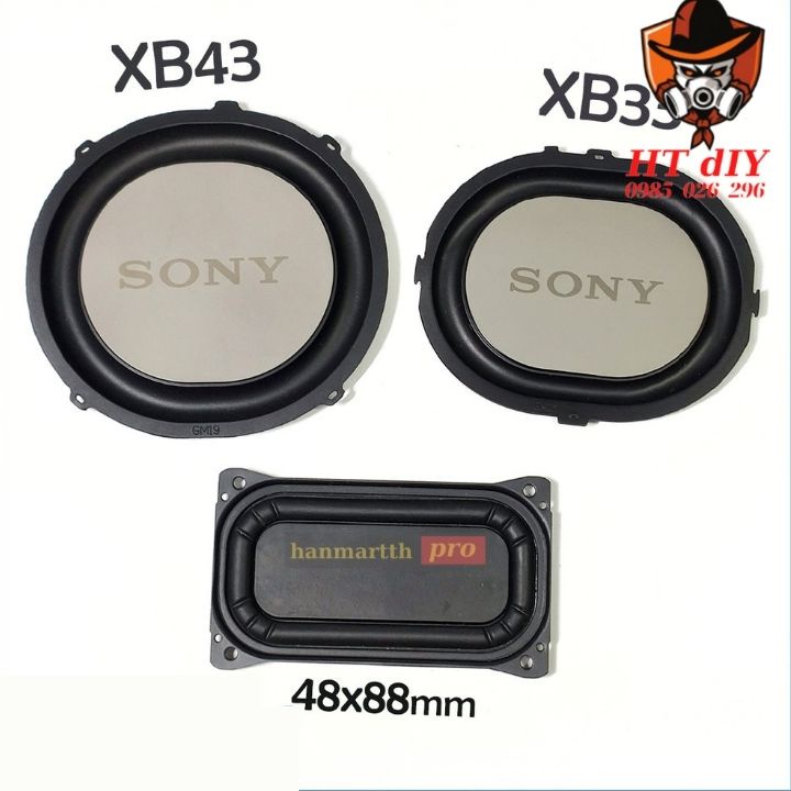 Cộng hưởng Sony XB43 98x90mm⚡gân cao su đối trọng kim loại⚡màng tăng bass cho loa bluetooth