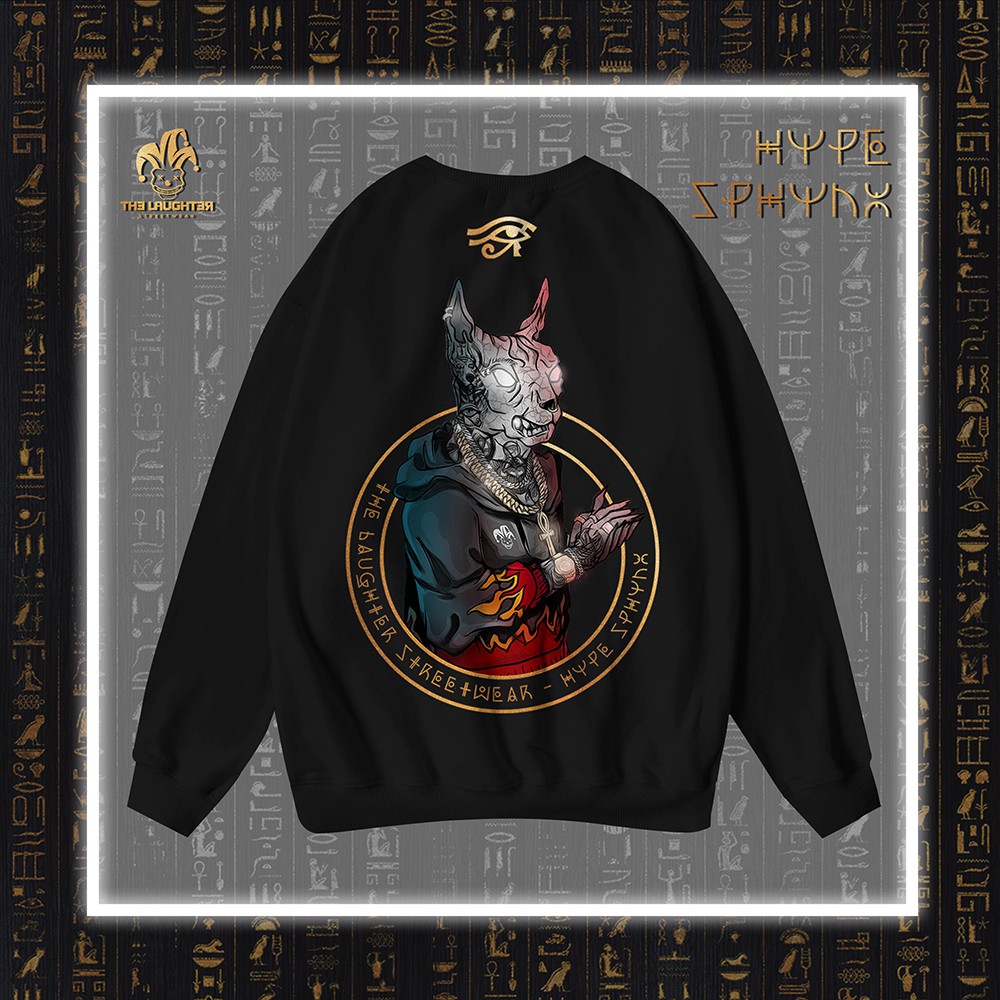 The Laughter - HYPE SPHYNX Áo DÀI TAY SWEATER - NỈ DA CÁ