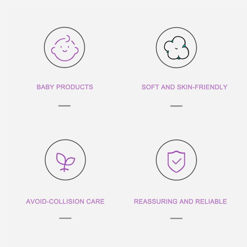 Gối Đệm Bện Dây Mềm Mại Bảo Vệ Đầu Cho Bé Gái Sơ Sinh 180cm