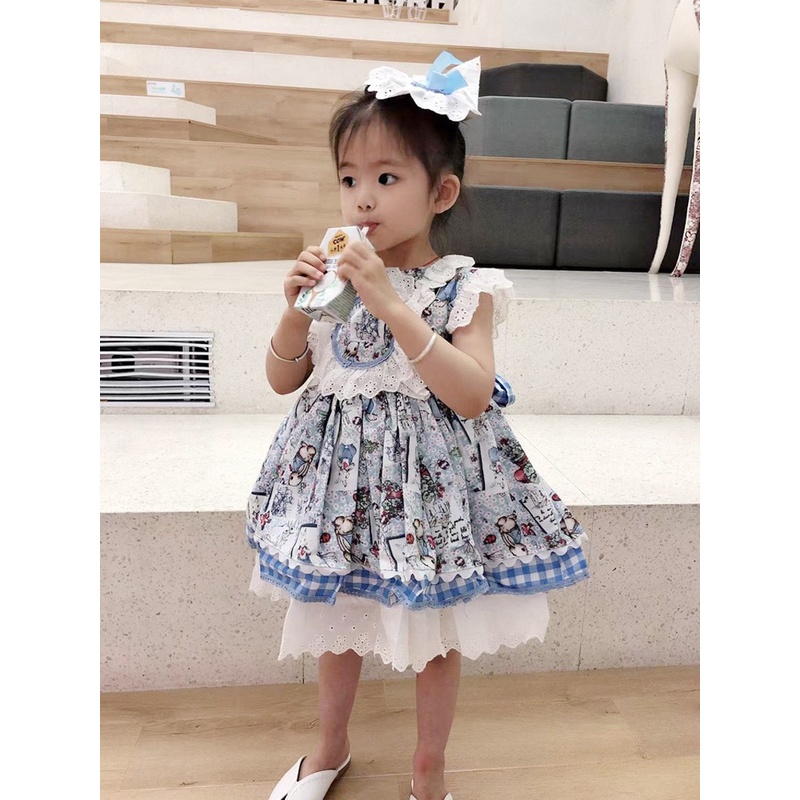 Đầm công chúa phong cách Lolita thời trang Âu Mỹ cho bé gái