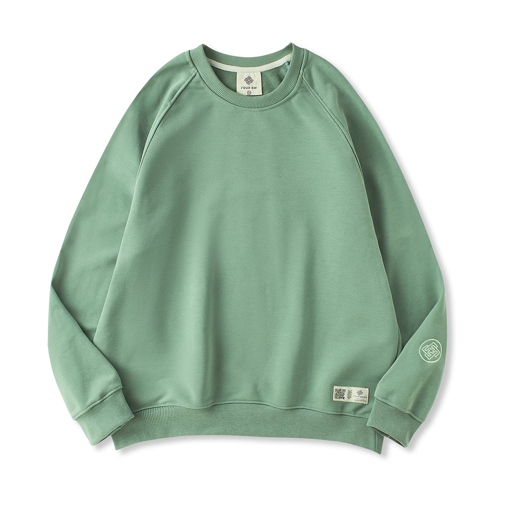 Áo Sweater Four Basic Fullbox Phong Cách Streetwear Dai Tay Nam Nữ Chất Lượng Siêu Cá Tính Form Rộng S01