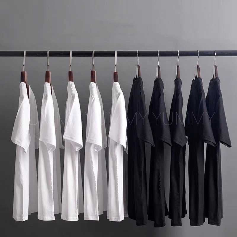 ÁO THUN NỮ, ÁO THUN NAM TRƠN BASIC CỔ TRÒN CHẤT LIỆU COTTON CAO CẤP YUMMY-A3